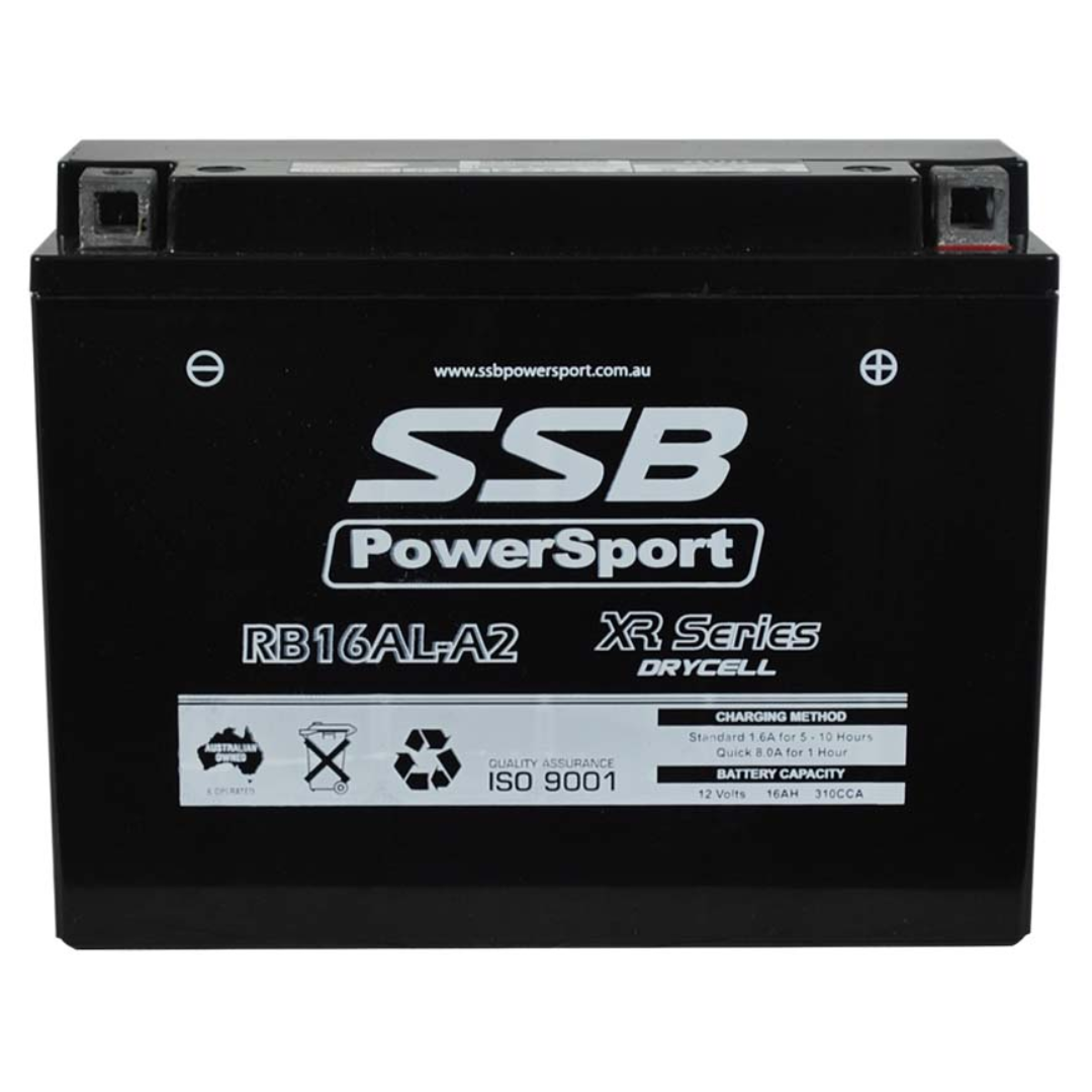 SSB RB16AL-A2 XR Series Motorcycle Battery - Signature Batteries