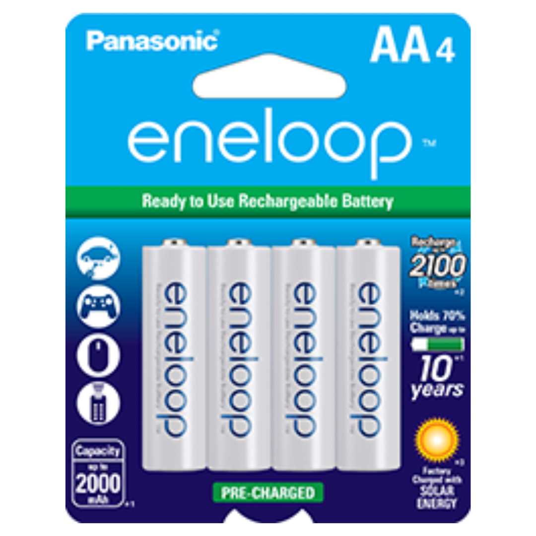 Eneloop Rechargeable AA Ni-MH Batteries - Signature Batteries