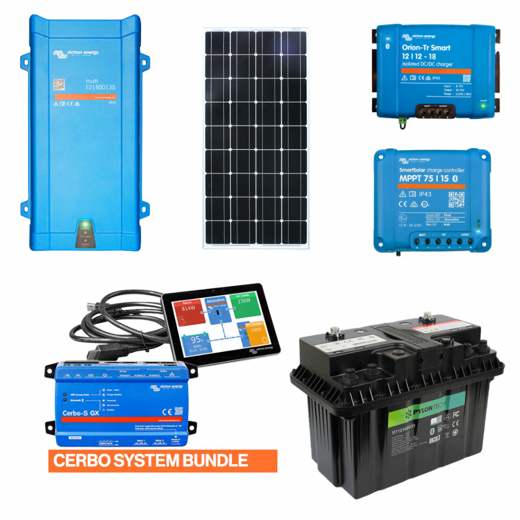 Complete Caravan 4X4 Kit 100Ah Lithium LiFePO4 Signature Batteries
