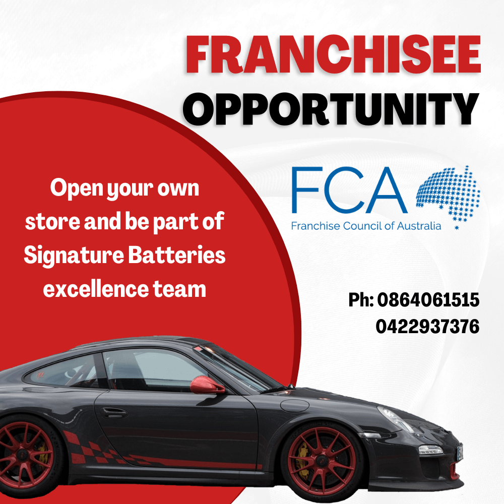 Franchisee Opportunity at Signature Batteries